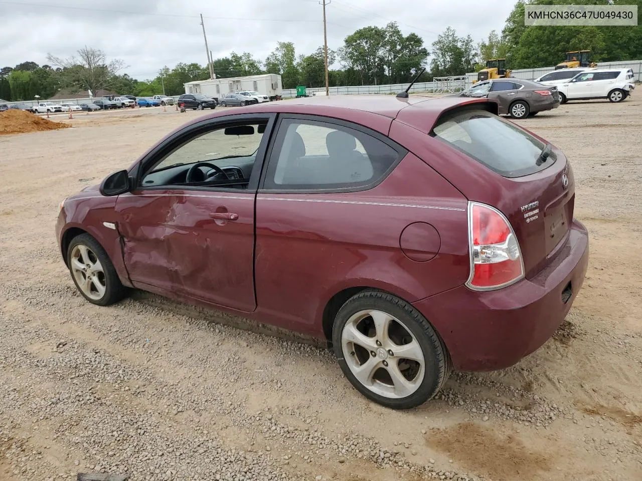 2007 Hyundai Accent Se VIN: KMHCN36C47U049430 Lot: 51420874