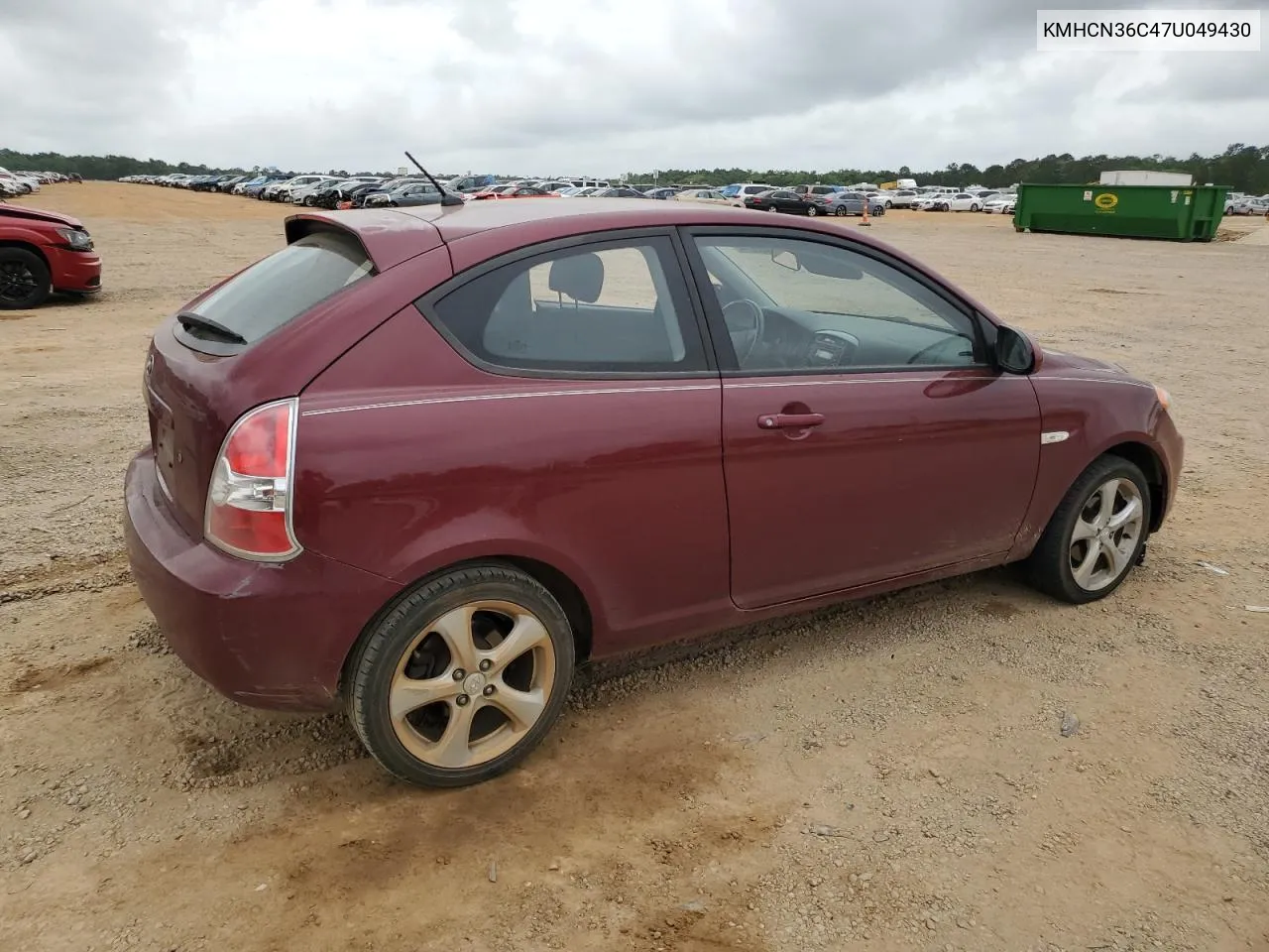 2007 Hyundai Accent Se VIN: KMHCN36C47U049430 Lot: 51420874