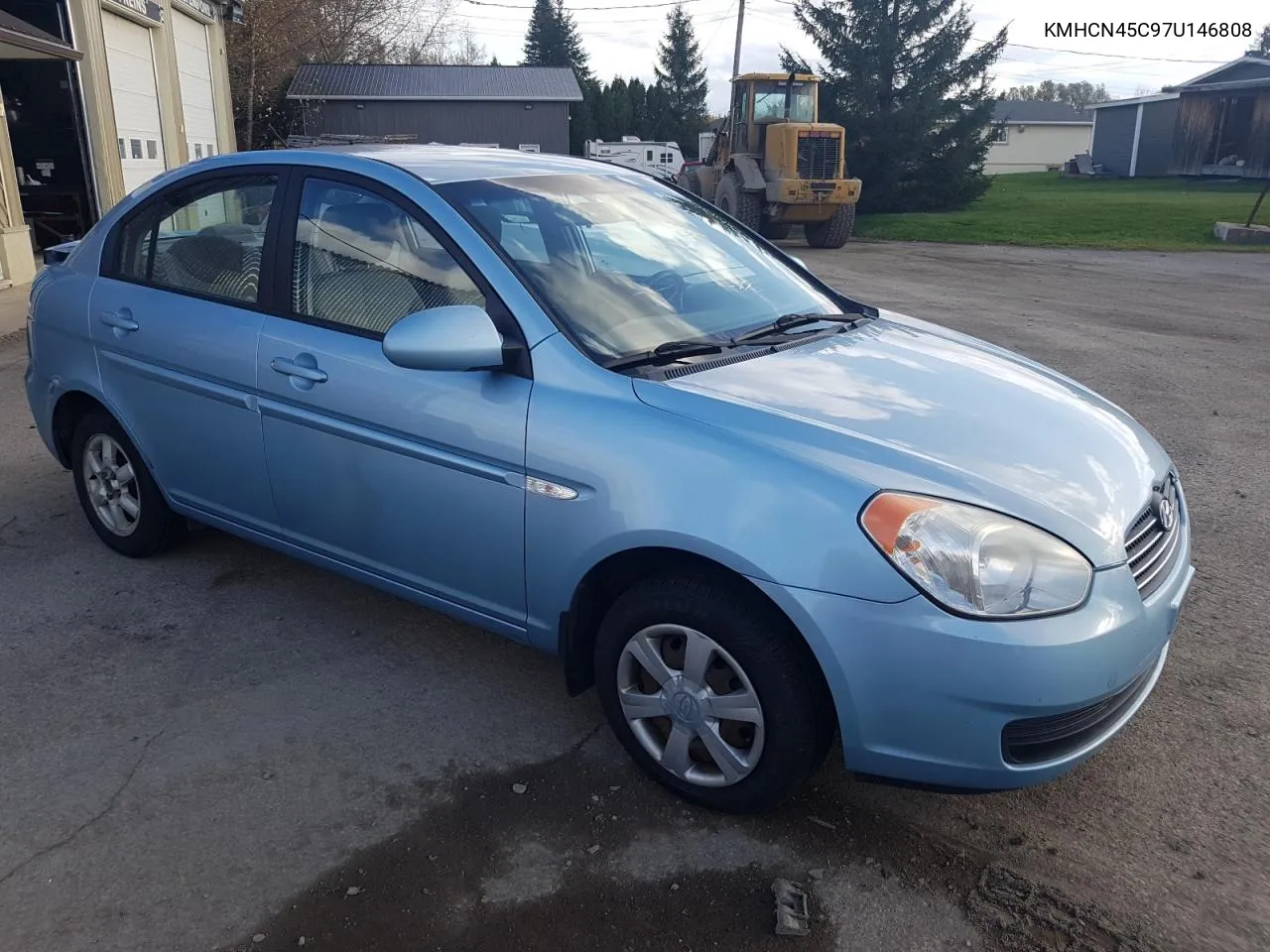 2007 Hyundai Accent Gls VIN: KMHCN45C97U146808 Lot: 70781004