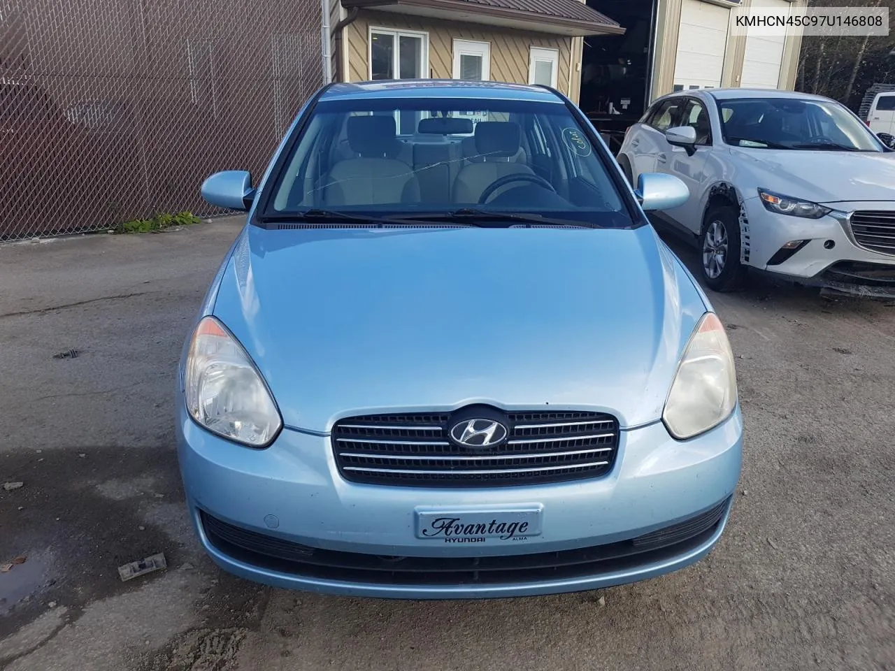 2007 Hyundai Accent Gls VIN: KMHCN45C97U146808 Lot: 70781004