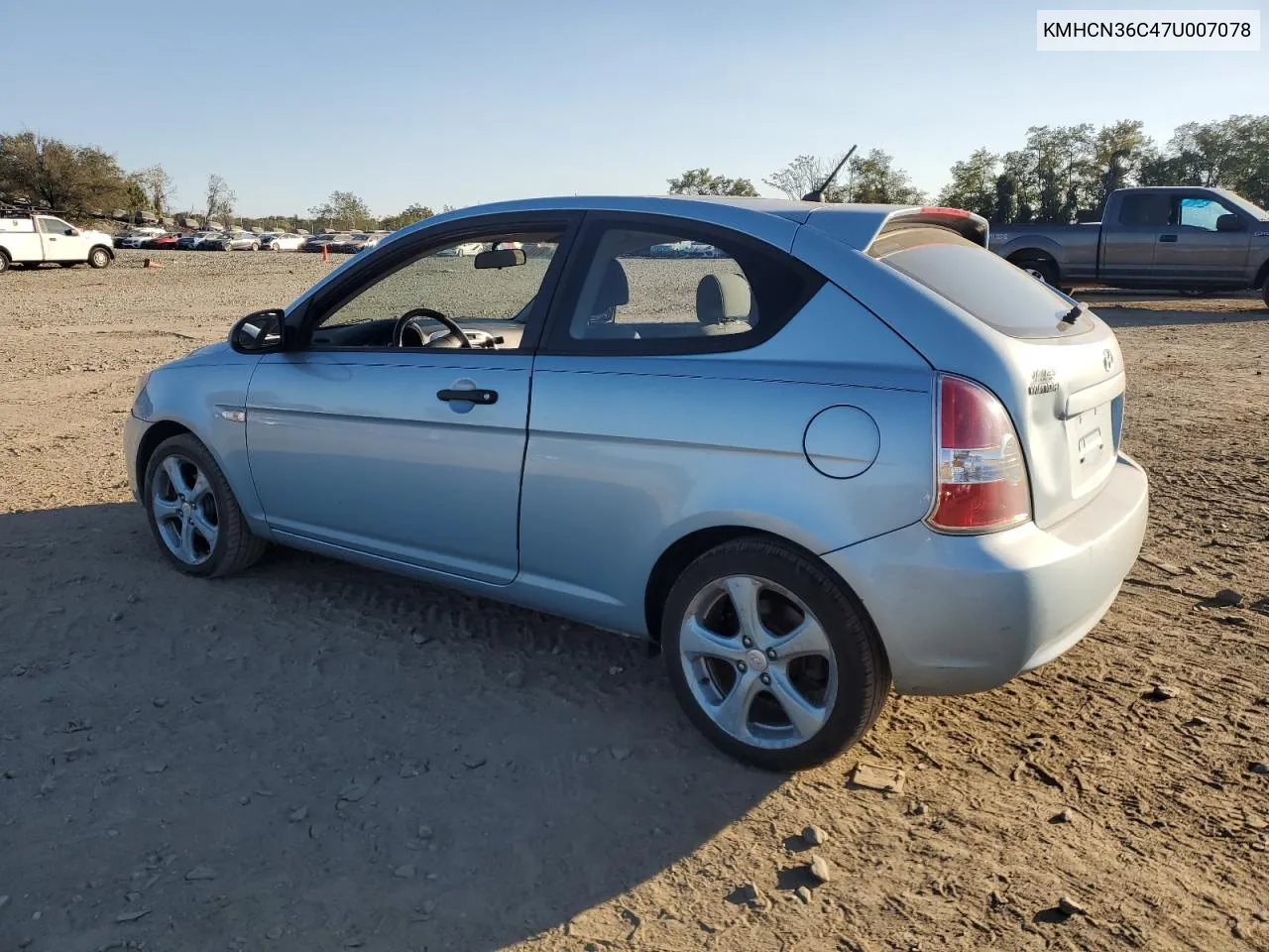 2007 Hyundai Accent Se VIN: KMHCN36C47U007078 Lot: 75810994