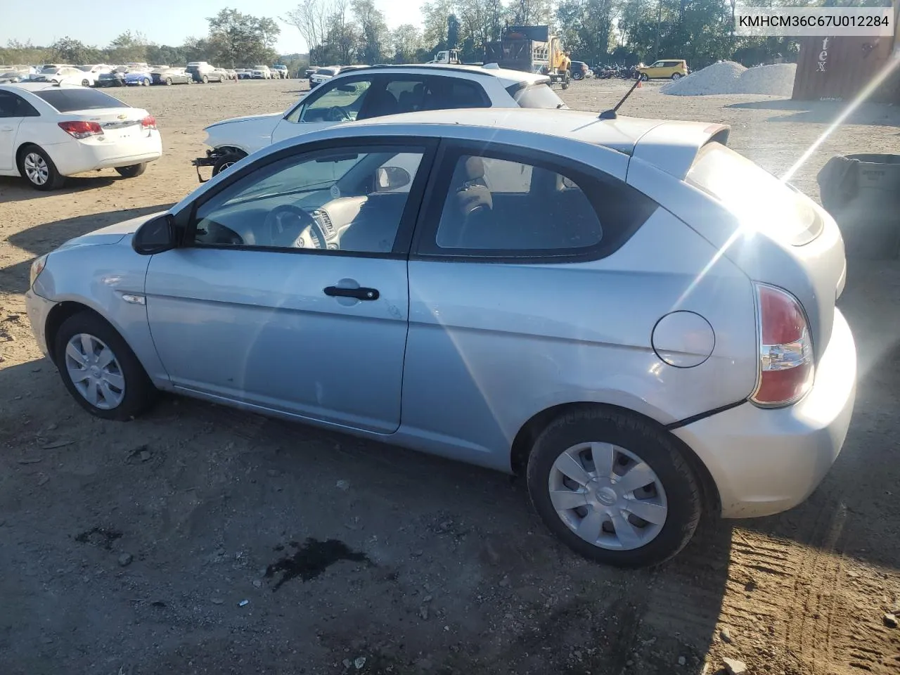 2007 Hyundai Accent Gs VIN: KMHCM36C67U012284 Lot: 76167134