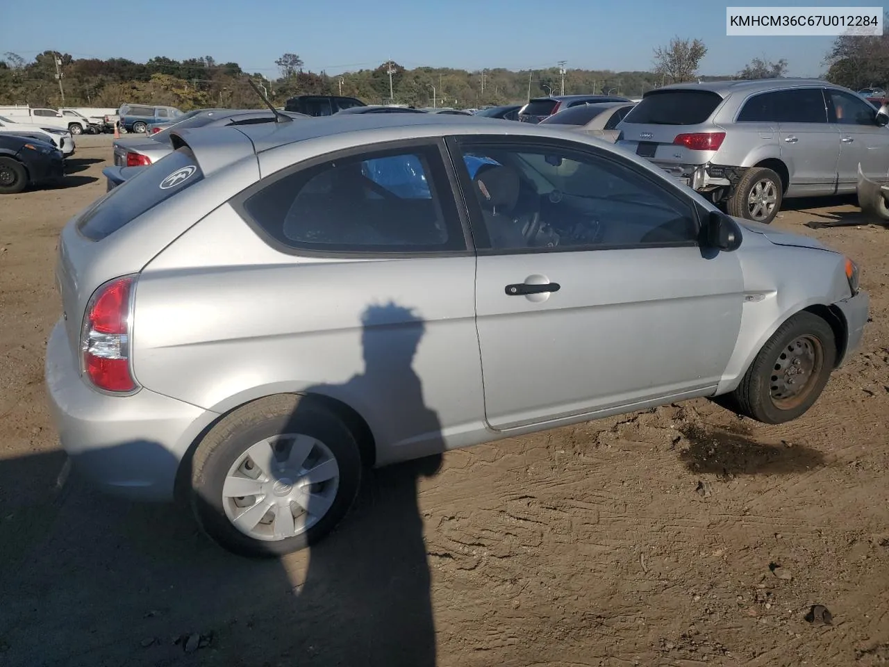 2007 Hyundai Accent Gs VIN: KMHCM36C67U012284 Lot: 76167134