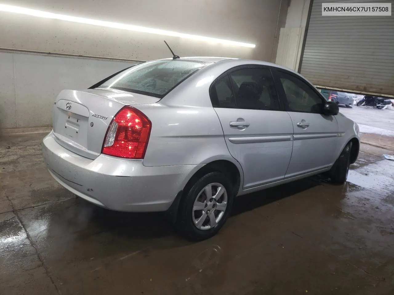 2007 Hyundai Accent Gls VIN: KMHCN46CX7U157508 Lot: 78137694