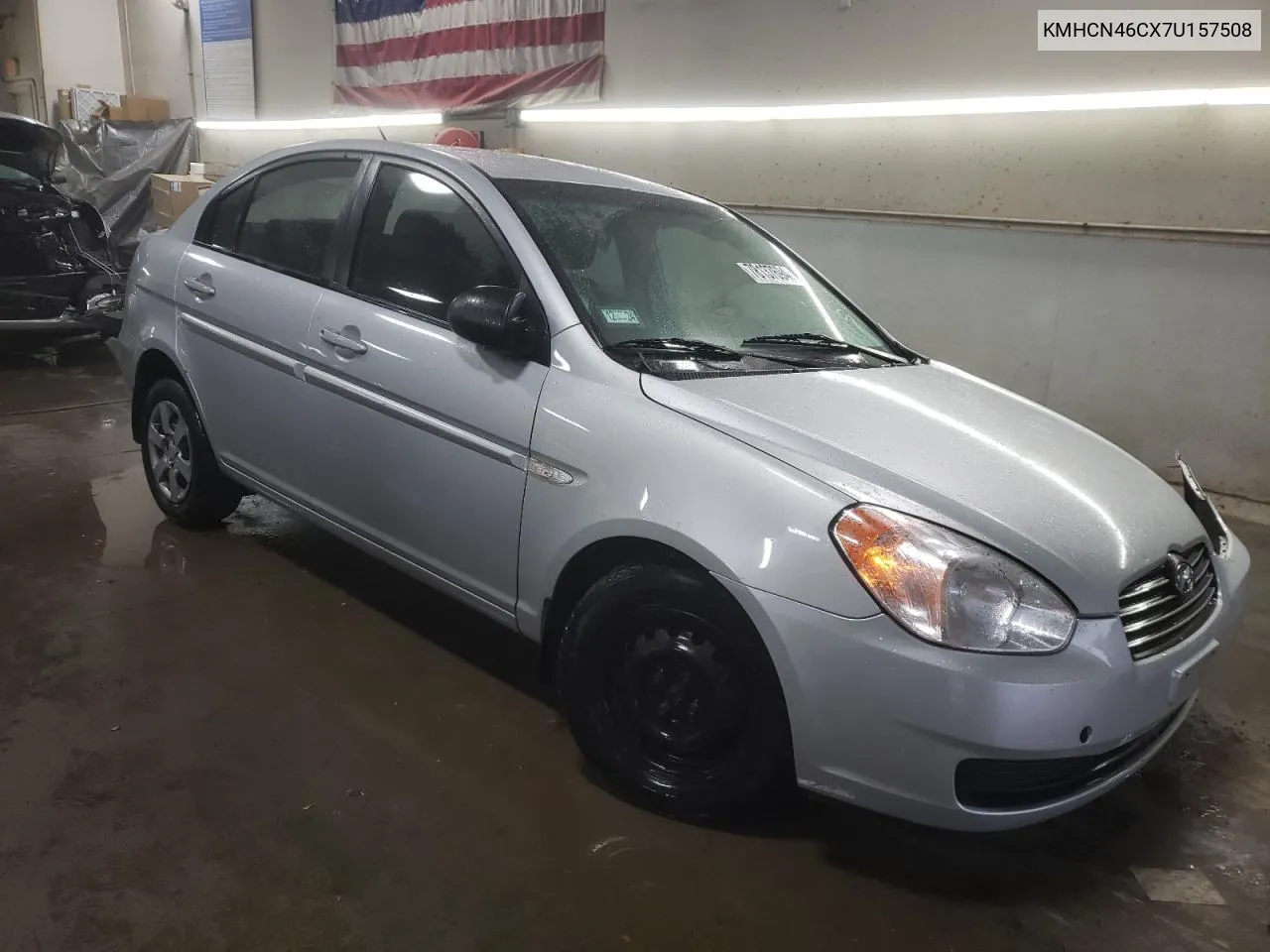 2007 Hyundai Accent Gls VIN: KMHCN46CX7U157508 Lot: 78137694