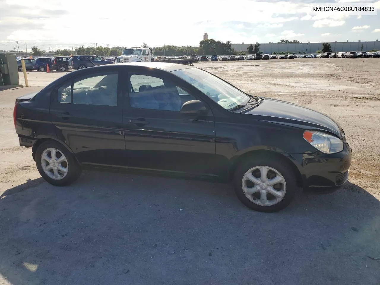 2008 Hyundai Accent Gls VIN: KMHCN46C08U184833 Lot: 60647344