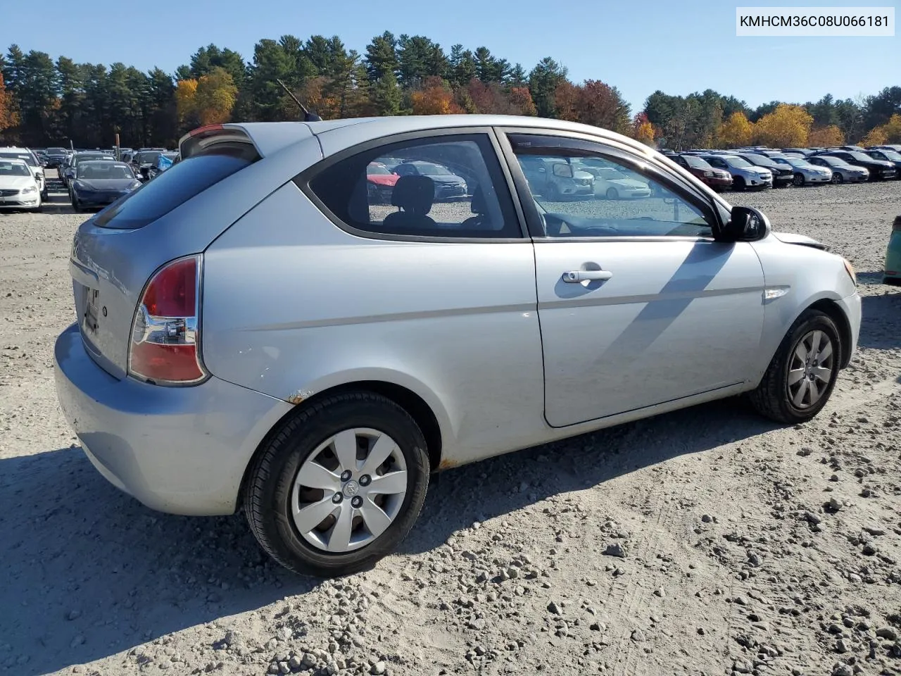 2008 Hyundai Accent Gs VIN: KMHCM36C08U066181 Lot: 75788514