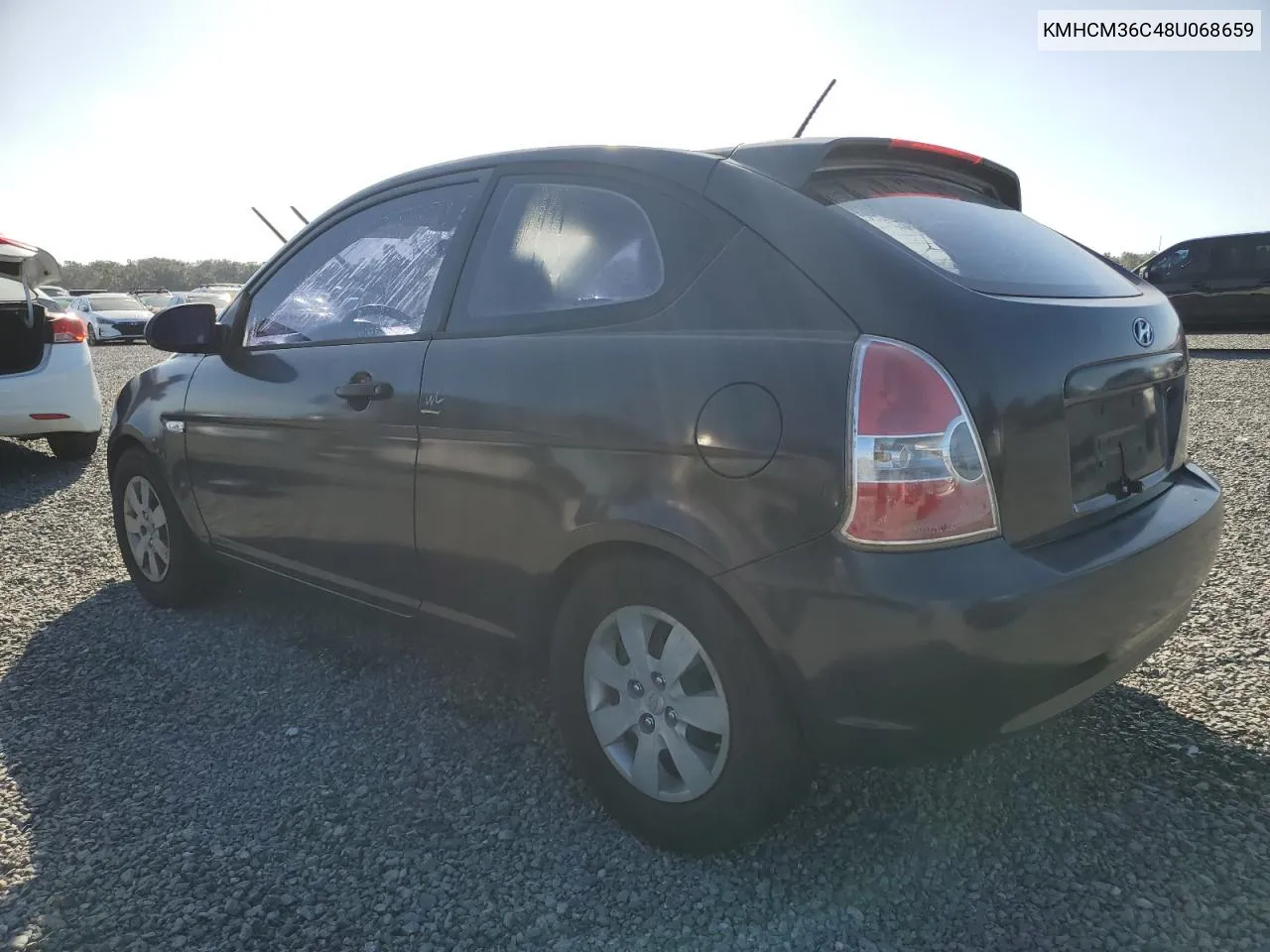 2008 Hyundai Accent Gs VIN: KMHCM36C48U068659 Lot: 76048994