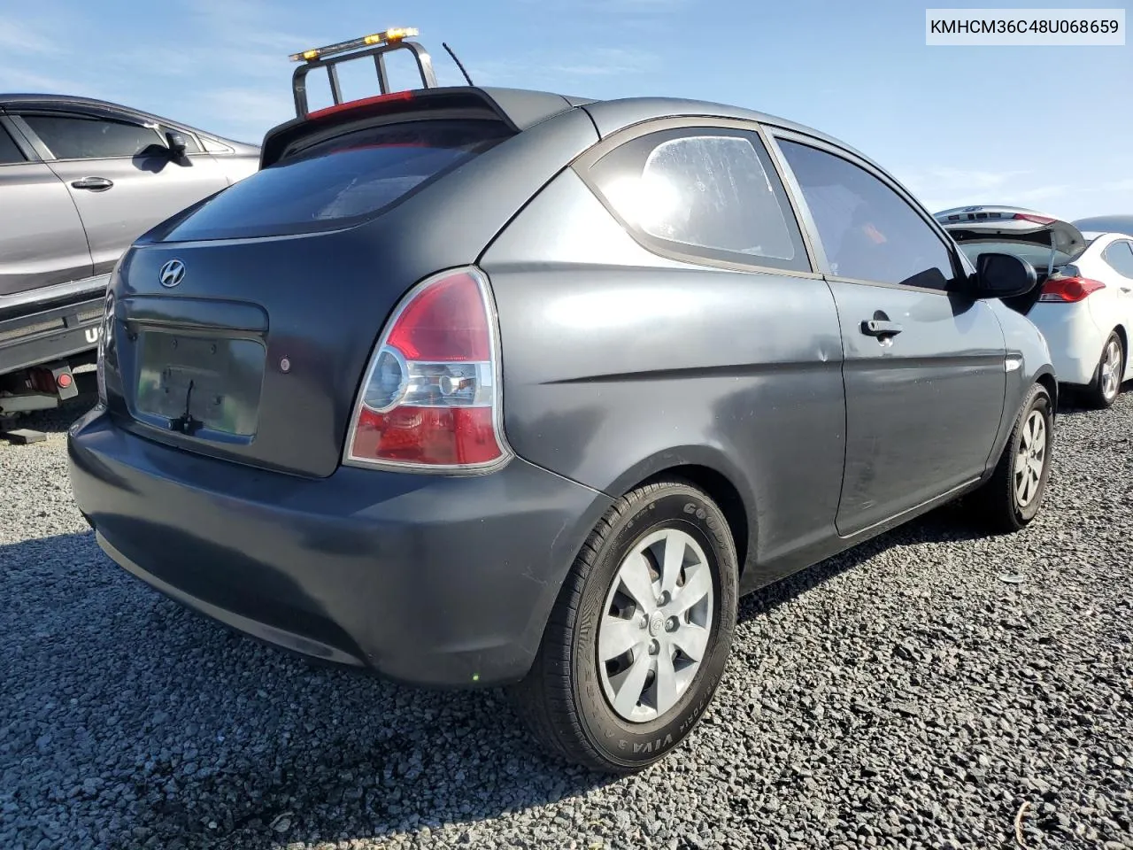 2008 Hyundai Accent Gs VIN: KMHCM36C48U068659 Lot: 76048994