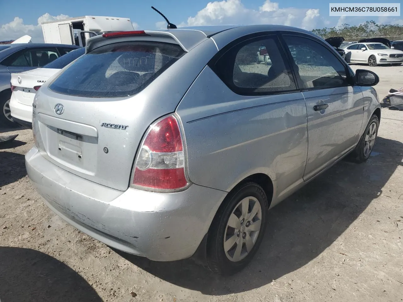 2008 Hyundai Accent Gs VIN: KMHCM36C78U058661 Lot: 76366274