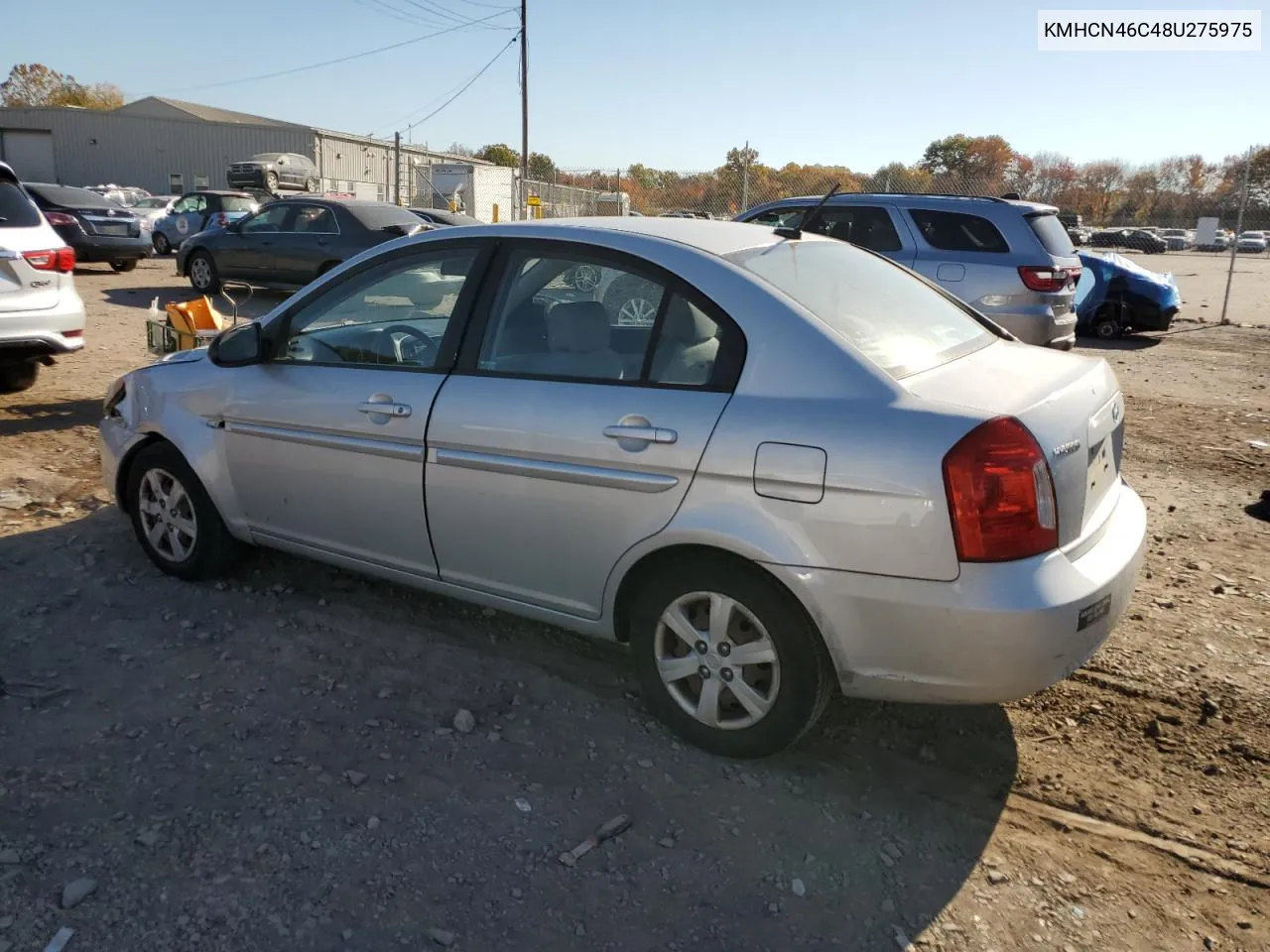 KMHCN46C48U275975 2008 Hyundai Accent Gls