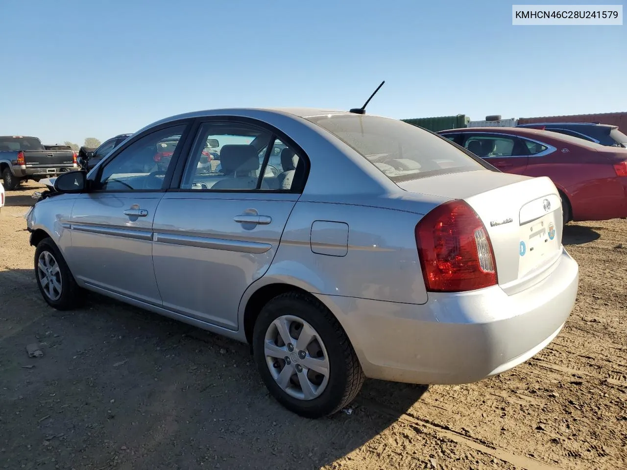 2008 Hyundai Accent Gls VIN: KMHCN46C28U241579 Lot: 76627124