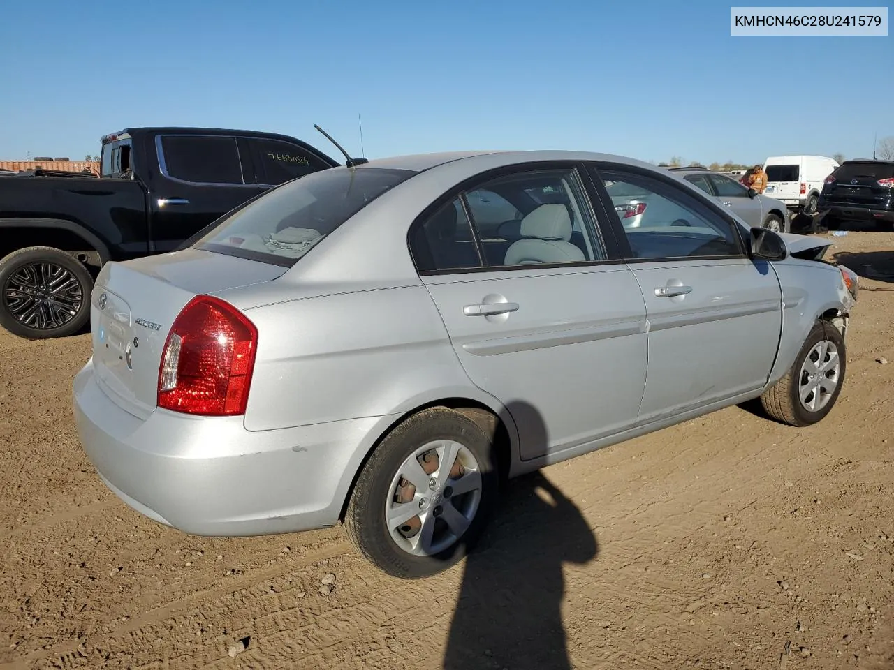 2008 Hyundai Accent Gls VIN: KMHCN46C28U241579 Lot: 76627124