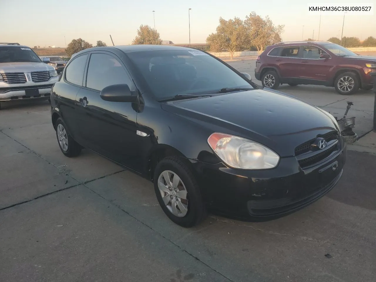 2008 Hyundai Accent Gs VIN: KMHCM36C38U080527 Lot: 77432014