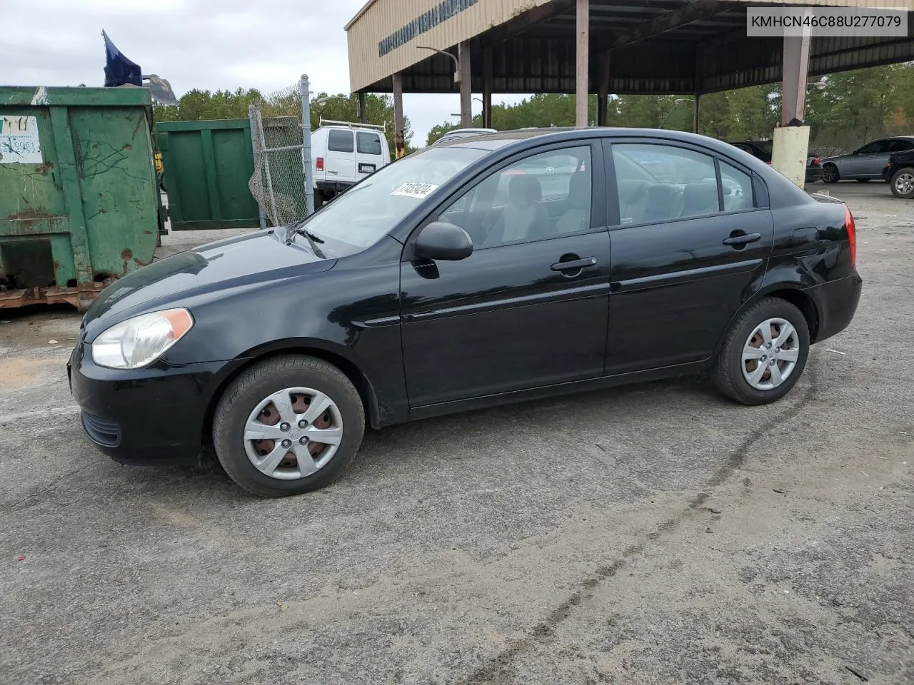 2008 Hyundai Accent Gls VIN: KMHCN46C88U277079 Lot: 77453424