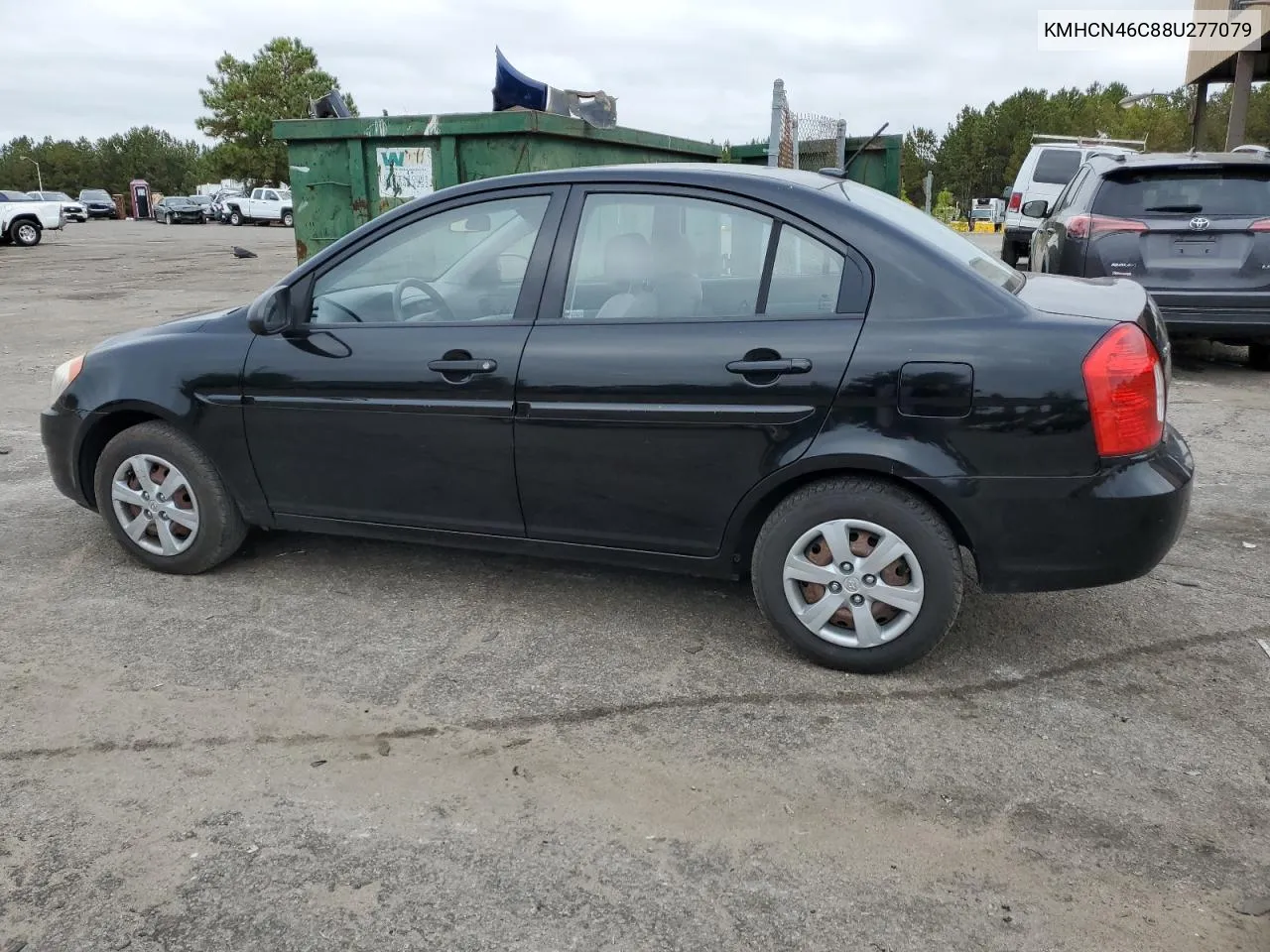 2008 Hyundai Accent Gls VIN: KMHCN46C88U277079 Lot: 77453424