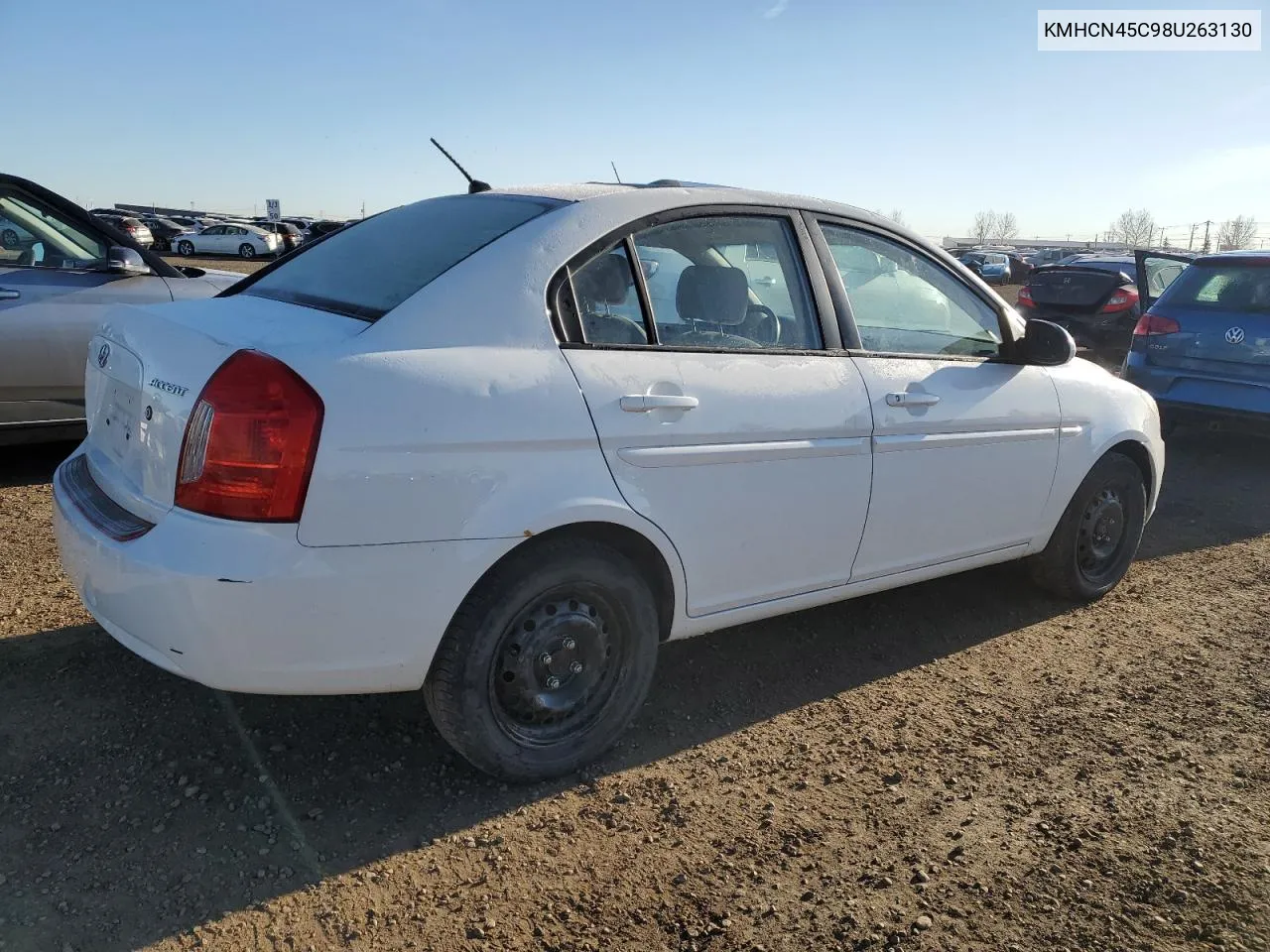 KMHCN45C98U263130 2008 Hyundai Accent Gls