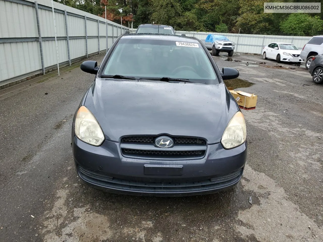 2008 Hyundai Accent Gs VIN: KMHCM36C88U086002 Lot: 79438824