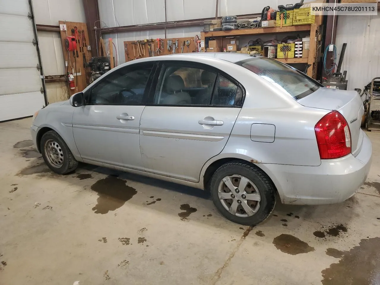 2008 Hyundai Accent Gls VIN: KMHCN45C78U201113 Lot: 79720764