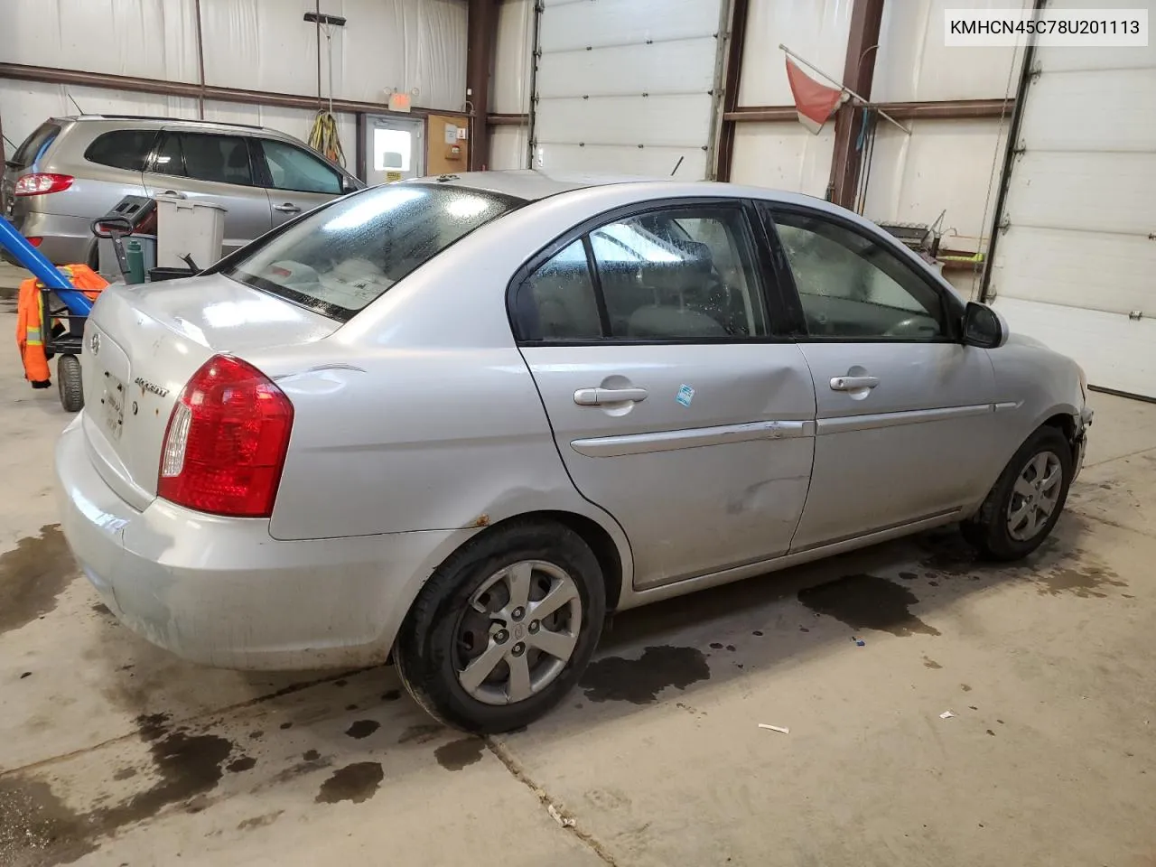 2008 Hyundai Accent Gls VIN: KMHCN45C78U201113 Lot: 79720764