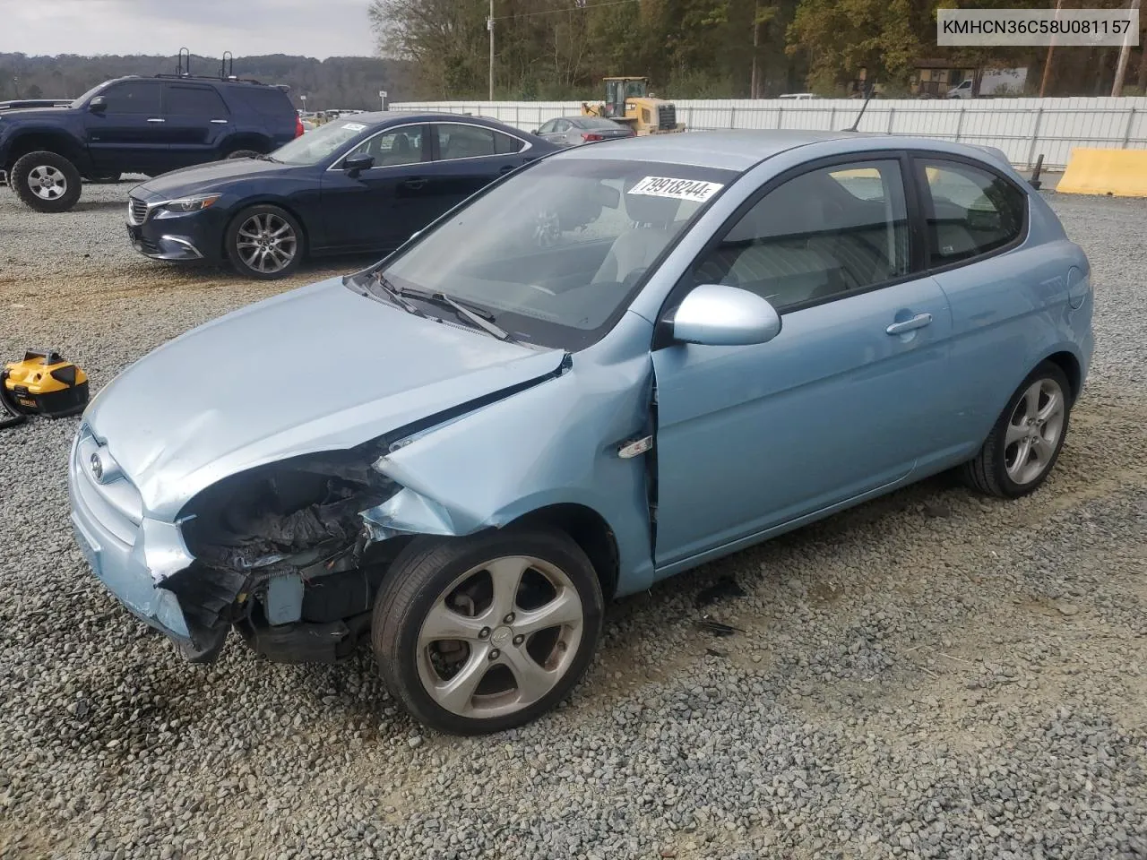 2008 Hyundai Accent Se VIN: KMHCN36C58U081157 Lot: 79918244