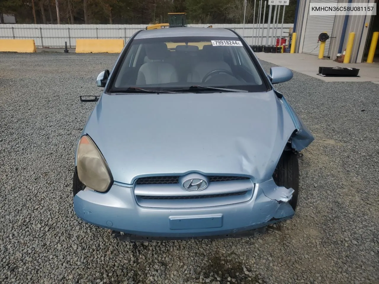 2008 Hyundai Accent Se VIN: KMHCN36C58U081157 Lot: 79918244