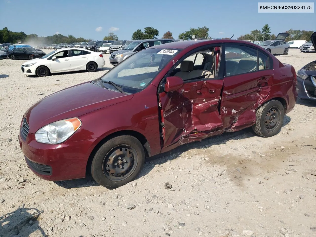 2009 Hyundai Accent Gls VIN: KMHCN46C39U323175 Lot: 71560944