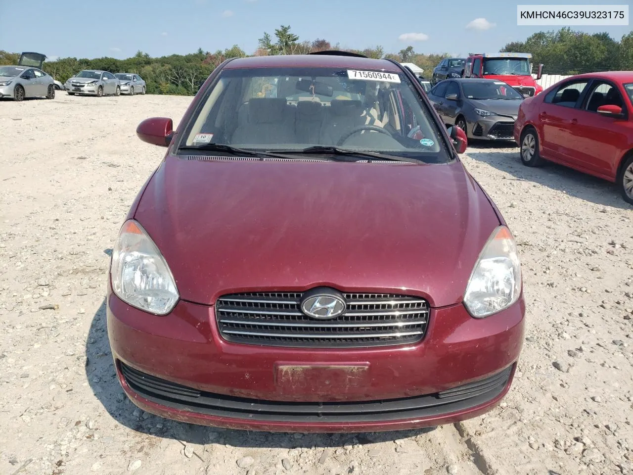 2009 Hyundai Accent Gls VIN: KMHCN46C39U323175 Lot: 71560944