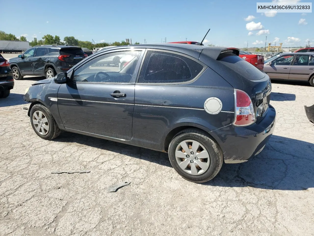 2009 Hyundai Accent Gs VIN: KMHCM36C69U132833 Lot: 72977394