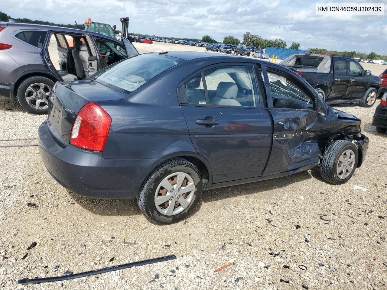 2009 Hyundai Accent Gls VIN: KMHCN46C59U302439 Lot: 73185974