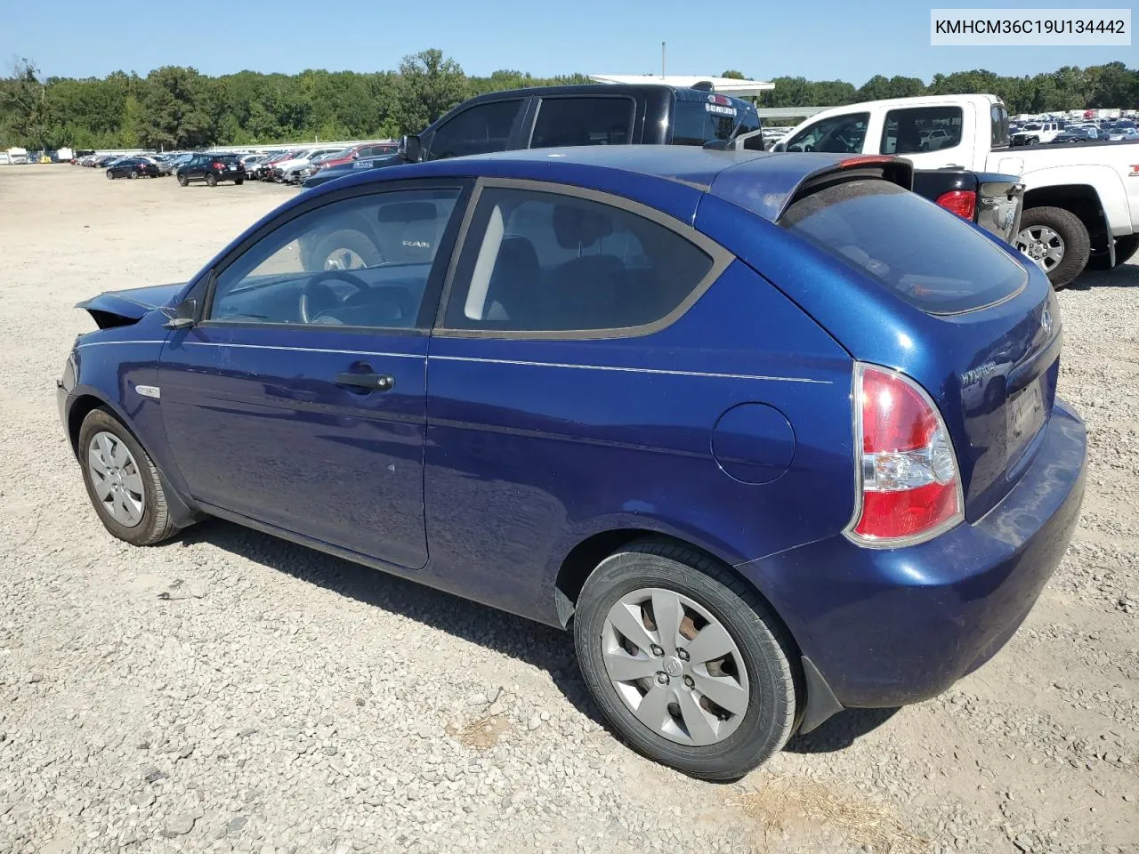 2009 Hyundai Accent Gs VIN: KMHCM36C19U134442 Lot: 74589794