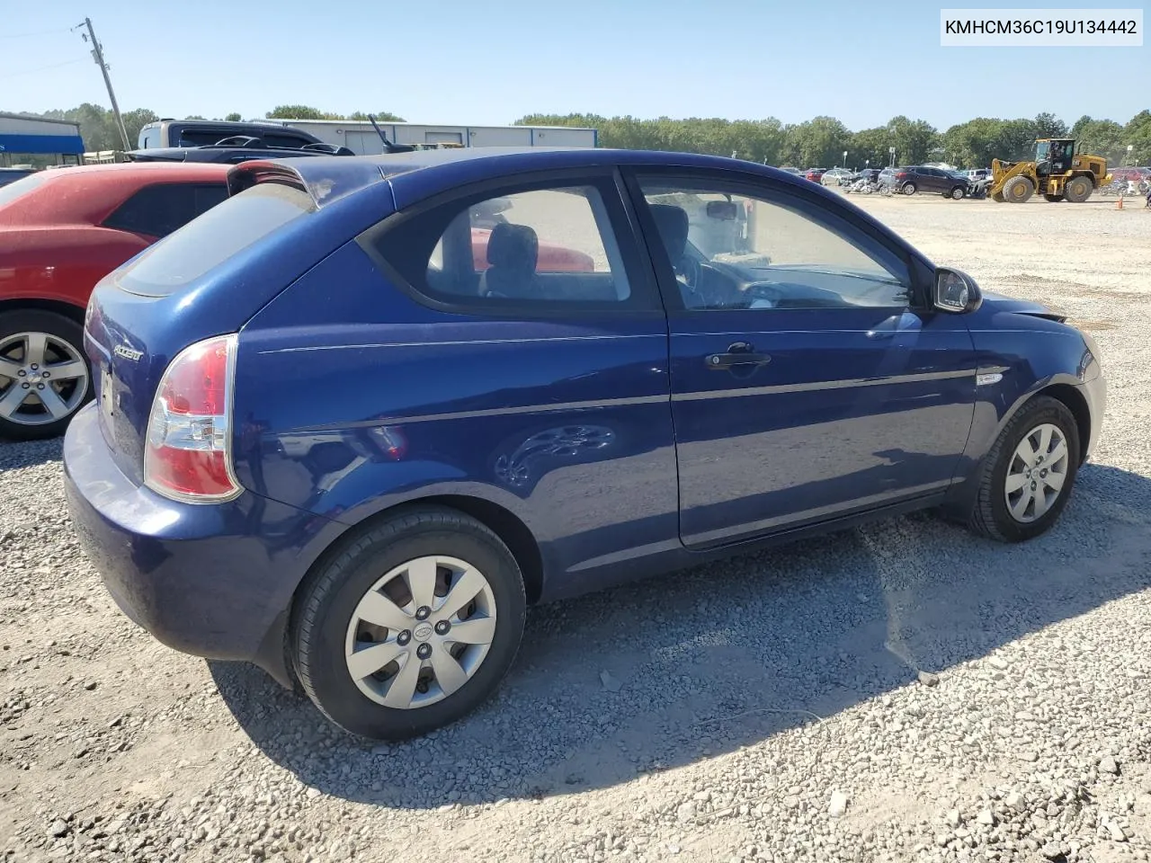 2009 Hyundai Accent Gs VIN: KMHCM36C19U134442 Lot: 74589794