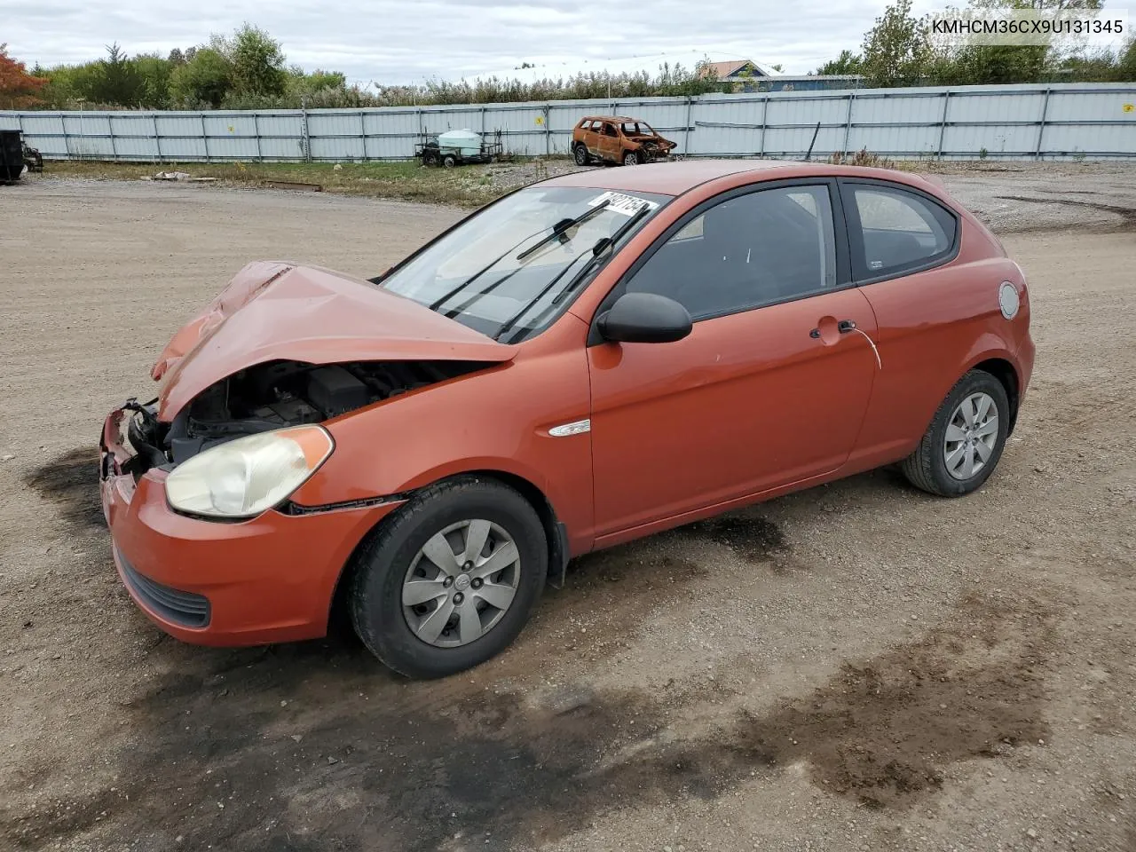 2009 Hyundai Accent Gs VIN: KMHCM36CX9U131345 Lot: 74927154