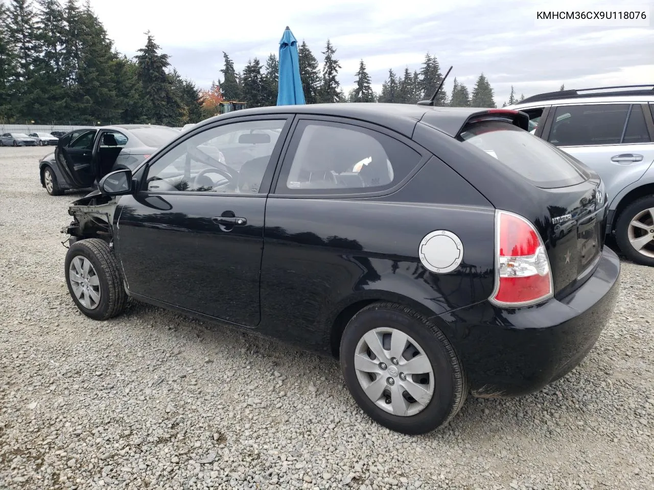 2009 Hyundai Accent Gs VIN: KMHCM36CX9U118076 Lot: 75761774