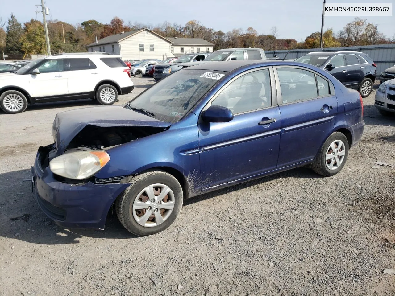 2009 Hyundai Accent Gls VIN: KMHCN46C29U328657 Lot: 77827564