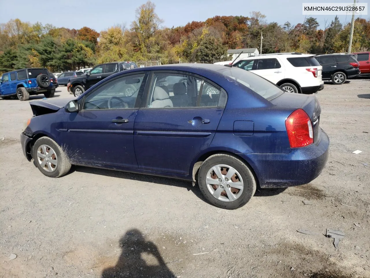 2009 Hyundai Accent Gls VIN: KMHCN46C29U328657 Lot: 77827564