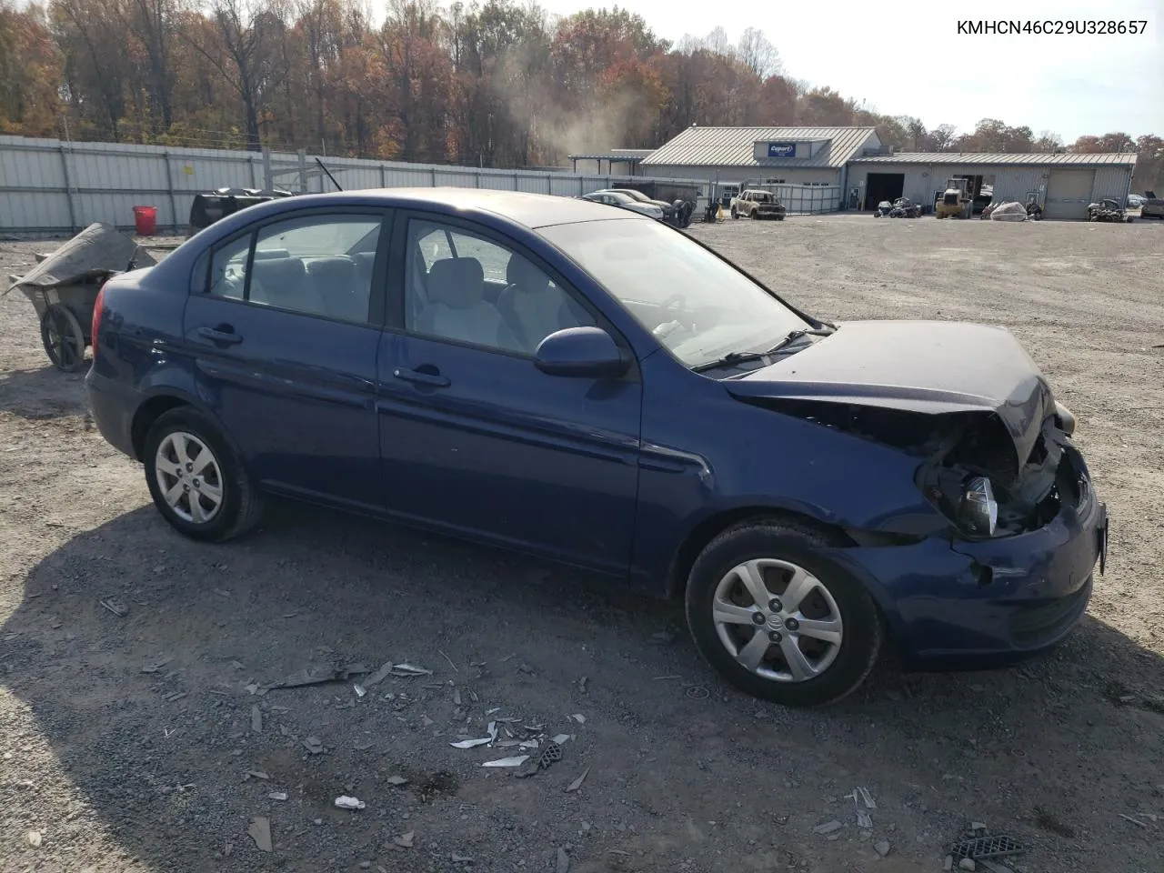 2009 Hyundai Accent Gls VIN: KMHCN46C29U328657 Lot: 77827564