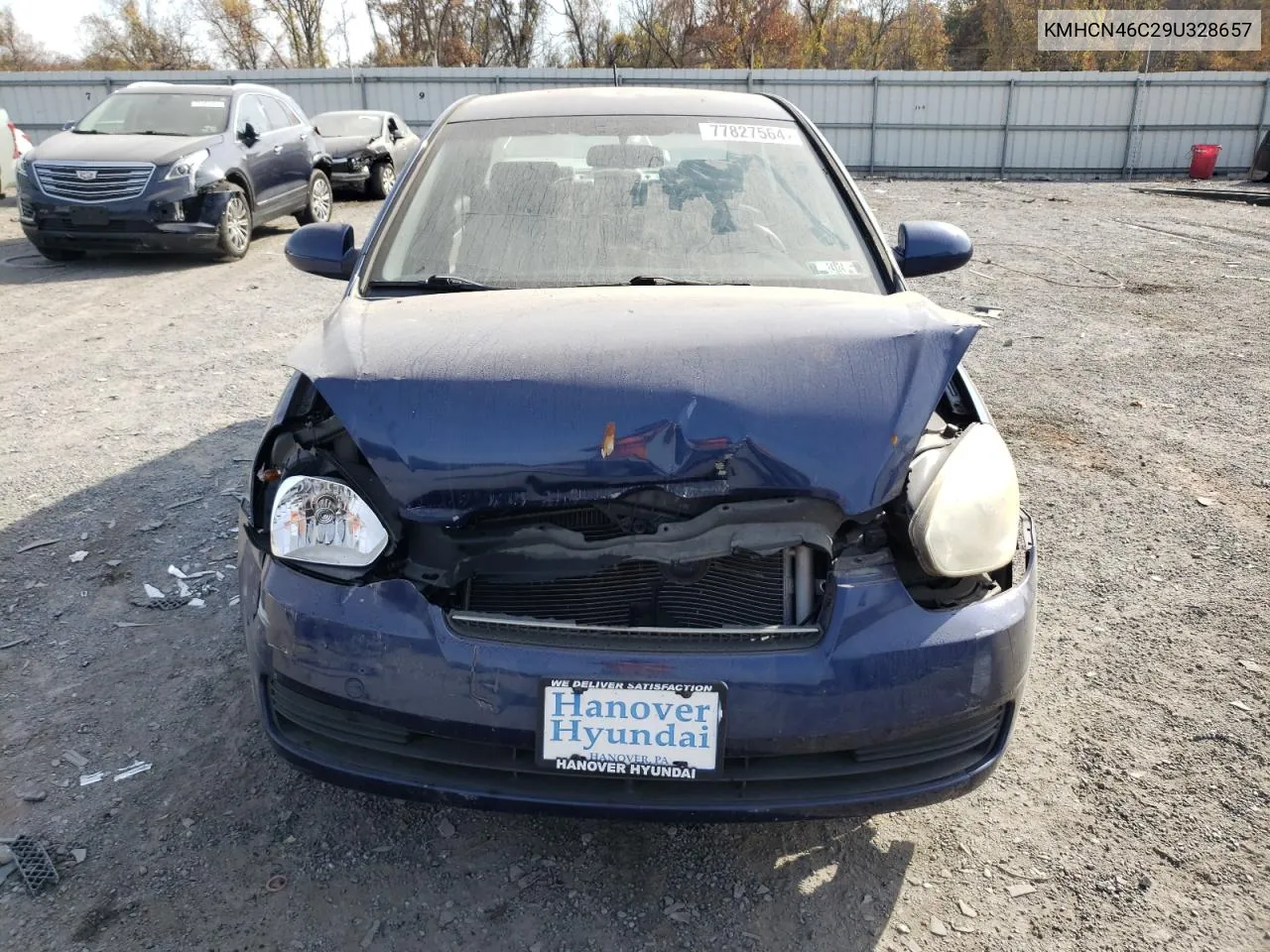 2009 Hyundai Accent Gls VIN: KMHCN46C29U328657 Lot: 77827564