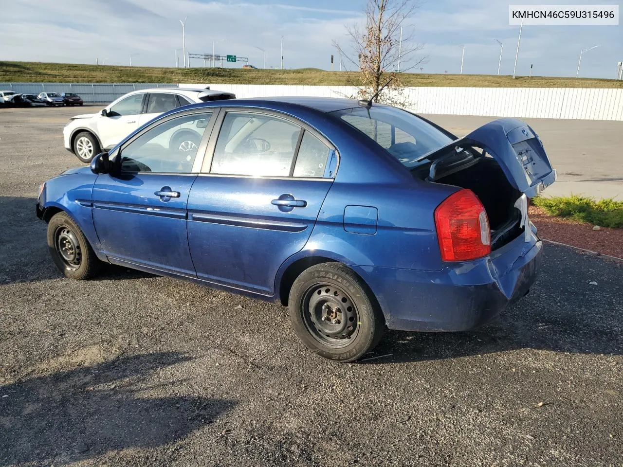 2009 Hyundai Accent Gls VIN: KMHCN46C59U315496 Lot: 77889134