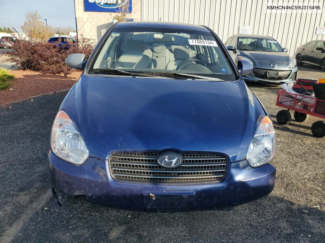 2009 Hyundai Accent Gls VIN: KMHCN46C59U315496 Lot: 77889134