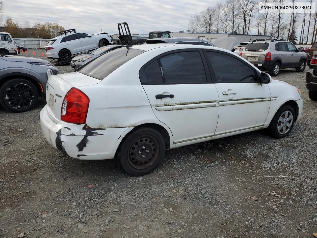 2009 Hyundai Accent Gls VIN: KMHCN46C29U378040 Lot: 79366604