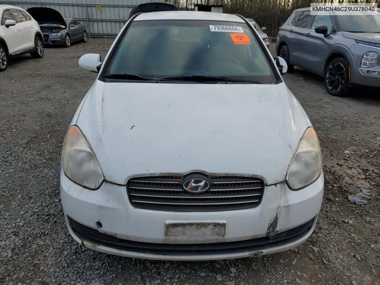 2009 Hyundai Accent Gls VIN: KMHCN46C29U378040 Lot: 79366604