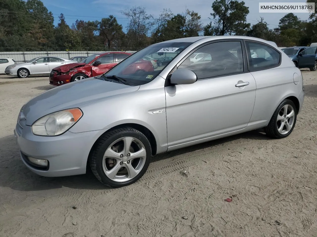 2009 Hyundai Accent Se VIN: KMHCN36C69U118783 Lot: 79494214