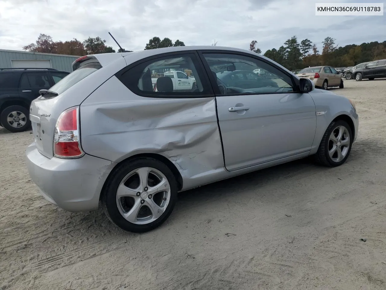 2009 Hyundai Accent Se VIN: KMHCN36C69U118783 Lot: 79494214