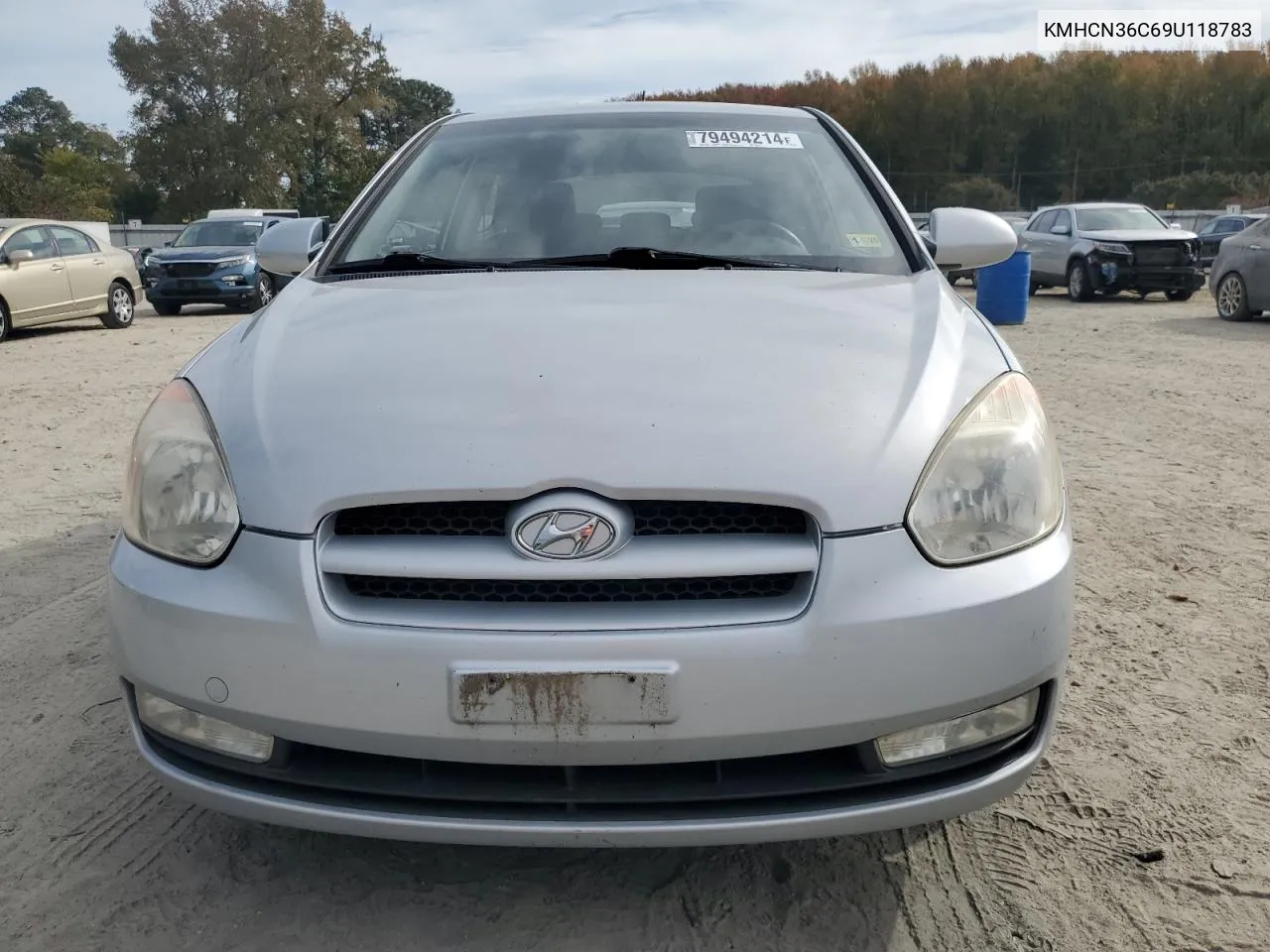 2009 Hyundai Accent Se VIN: KMHCN36C69U118783 Lot: 79494214