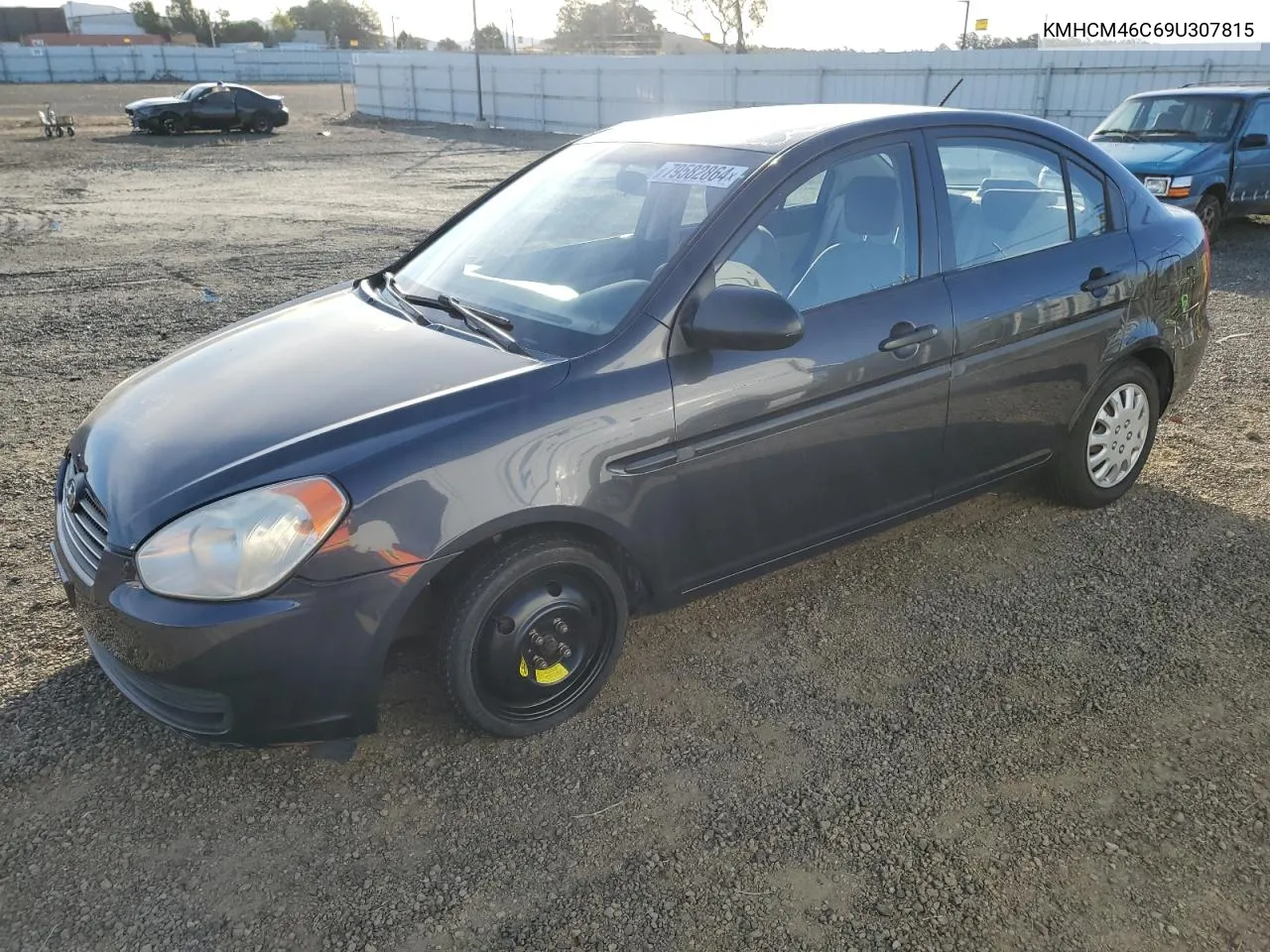 2009 Hyundai Accent Gls VIN: KMHCM46C69U307815 Lot: 79582864