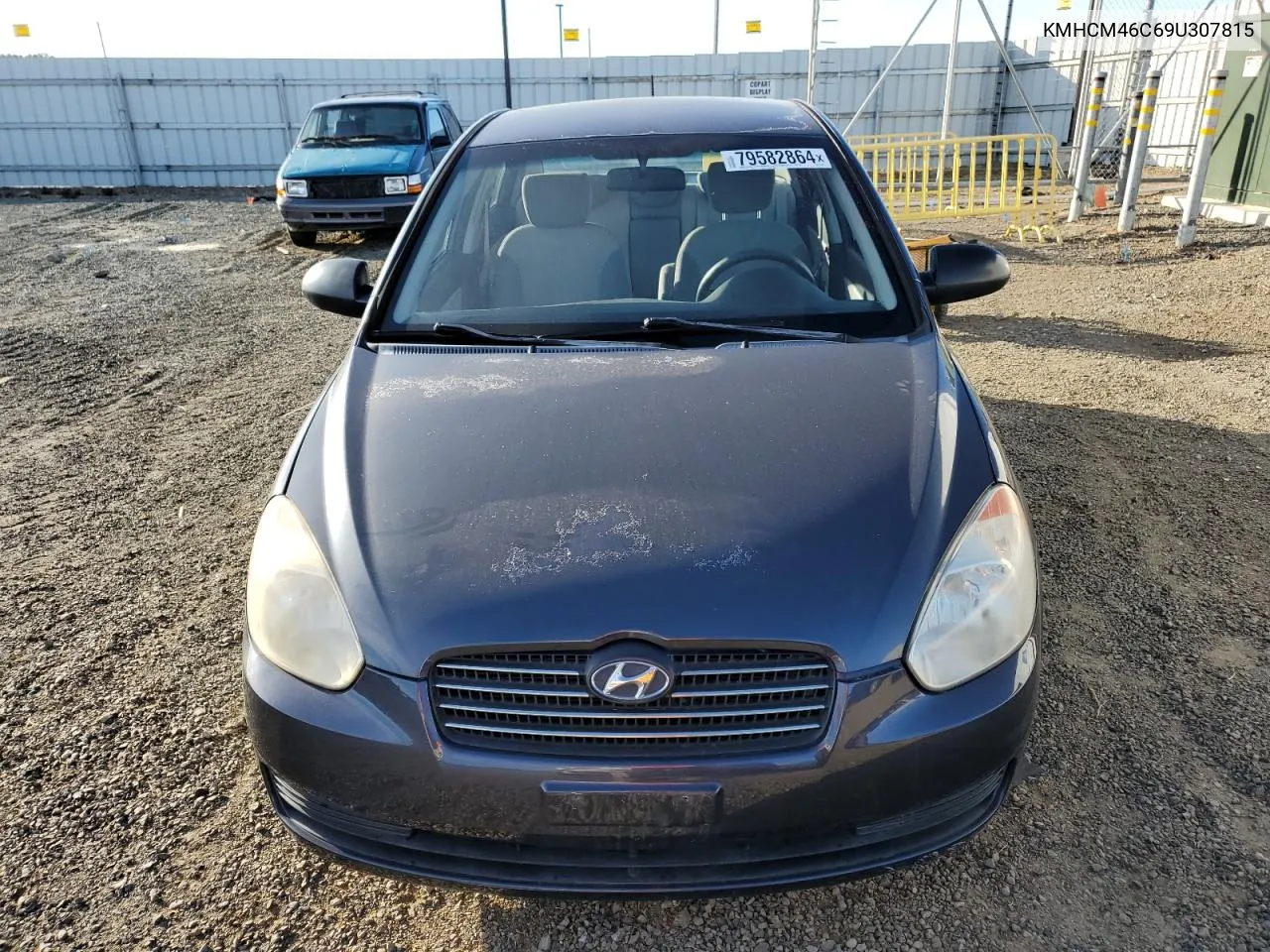 2009 Hyundai Accent Gls VIN: KMHCM46C69U307815 Lot: 79582864