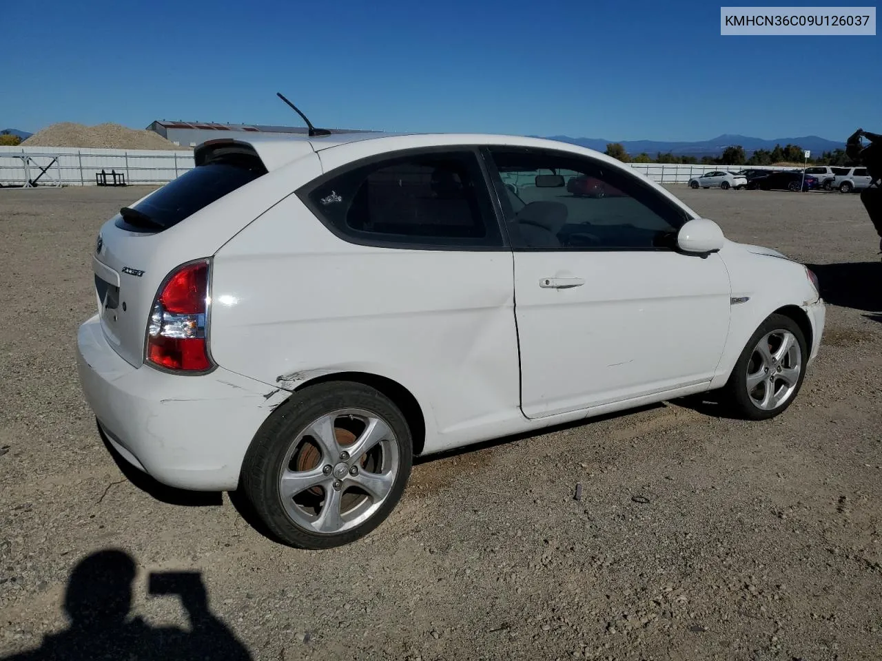 2009 Hyundai Accent Se VIN: KMHCN36C09U126037 Lot: 80052654