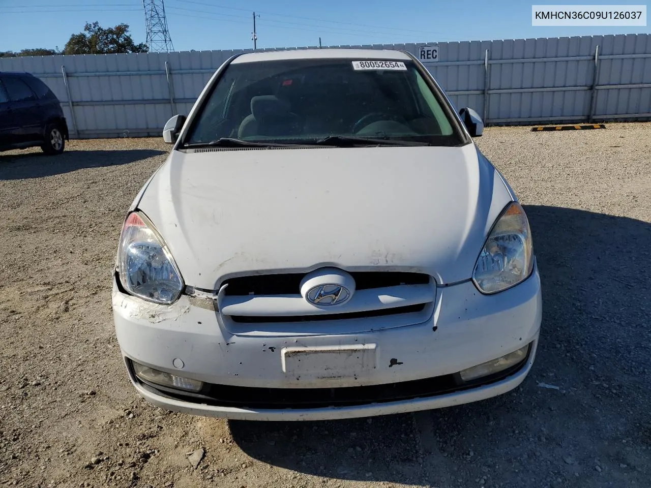 2009 Hyundai Accent Se VIN: KMHCN36C09U126037 Lot: 80052654