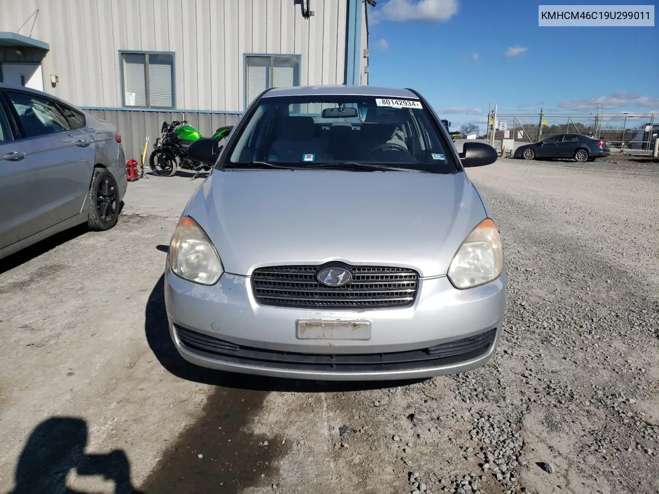 2009 Hyundai Accent Gls VIN: KMHCM46C19U299011 Lot: 80142934